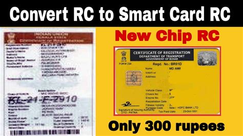 convert rc book to smart card|rc book in india.